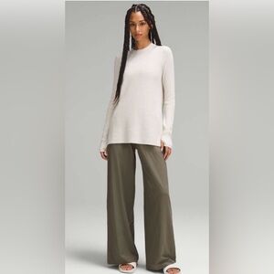 Lululemon Take It All In Cotton-Blend Sweater Ivory